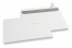 Hvide kuverter af papir, 162 x 229 mm (C5), 90 g, selvklæbende med dækstrimmel, vægt ca. 7 g pr. stk.  | Alle-konvolutter.dk