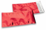 Røde metallisk foliekuverter - 114 x 229 mm | Alle-konvolutter.dk