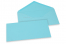 Farvede kuverter til lykønskningskort - Blå himmel, 110 x 220 mm | Alle-konvolutter.dk