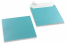 Babyblå kuverter med perlemorseffekt - 170 x 170 mm | Alle-konvolutter.dk