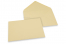 Farvede kuverter til lykønskningskort - Kamel, 162 x 229 mm | Alle-konvolutter.dk