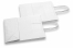 Papirsposer med hank snoet - hvid, 180 x 80 x 220 mm, 90 gr | Alle-konvolutter.dk