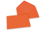 Farvede kuverter til lykønskningskort - Orange, 125 x 175 mm | Alle-konvolutter.dk