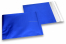 Mørkeblå farvede mat metallisk foliekuverter  - 165 x 165 mm | Alle-konvolutter.dk