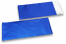 Mørkeblå farvede mat metallisk foliekuverter - 110 x 220 mm | Alle-konvolutter.dk