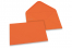 Farvede kuverter til lykønskningskort - Orange, 133 x 184 mm | Alle-konvolutter.dk