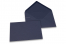Farvede kuverter til lykønskningskort - Mørkeblå, 114 x 162 mm | Alle-konvolutter.dk