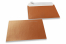 Kobberfarvede kuverter med perlemorseffekt - 162 x 229 mm | Alle-konvolutter.dk
