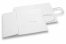 Papirsposer med hank snoet - hvid, 260 x 120 x 350 mm, 90 gr | Alle-konvolutter.dk