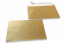 Guldfarvede kuverter med perlemorseffekt - 162 x 229 mm | Alle-konvolutter.dk