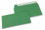Farvede kuverter - Mørkegrønne, 110 x 220 mm   | Alle-konvolutter.dk