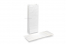 Papirsposer med blokbund hvid - 105 x 65 x 298 mm uden vindue, 500 ml | Alle-konvolutter.dk