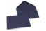 Farvede kuverter til lykønskningskort - Mørkeblå, 125 x 175 mm | Alle-konvolutter.dk