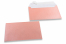 Babylyserøde kuverter med perlemorseffekt - 114 x 162 mm | Alle-konvolutter.dk