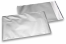 Sølv farvede mat metallisk foliekuverter - 230 x 320 mm | Alle-konvolutter.dk