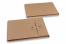 Kuverter med snøreluk - 162 x 229 x 25 mm, brun | Alle-konvolutter.dk