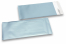 Isblå farvede mat metallisk foliekuverter - 110 x 220 mm | Alle-konvolutter.dk