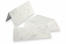 Marmoreret kuverter (110 x 220 mm) og kort (105 x 210 mm) - marmoreret grå, uden foret inderside | Alle-konvolutter.dk