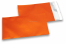 Orange farvede mat metallisk foliekuverter - 114 x 162 mm | Alle-konvolutter.dk