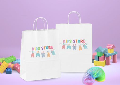  Papirsposer med hank snoet | Alle-konvolutter.dk