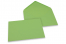 Farvede kuverter til lykønskningskort - Æblegrøn, 162 x 229 mm | Alle-konvolutter.dk