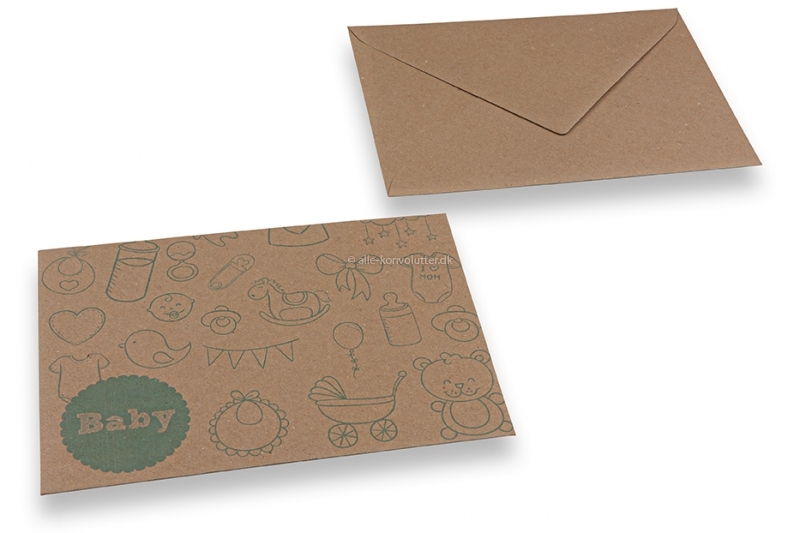 Ønsker du bestille kuverter til fødselsmeddelelser online? | konvolutter.dk