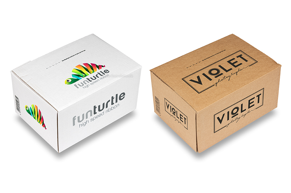 Foldeæske med automatisk bundlukning - eksempel med tryk