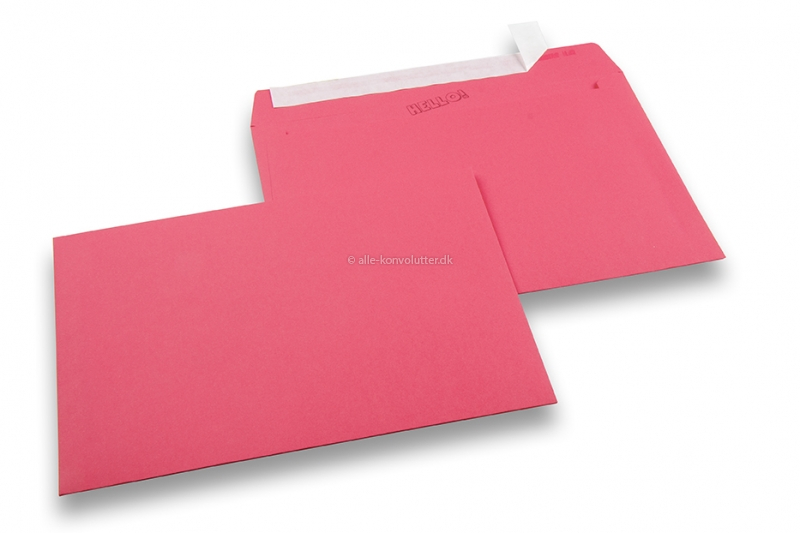 Farvede kuverter - Pink, 162 x 229 mm 