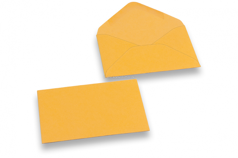Guldgule små kuverter
