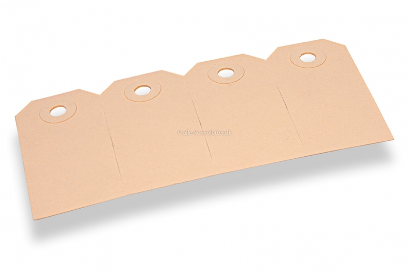 Manillamærker - Brun 35 x 70 mm