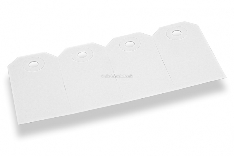 Manillamærker - Hvid 35 x 70 mm