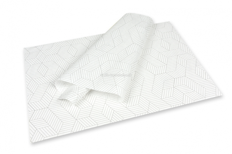 Silkepapir - kubisme sort