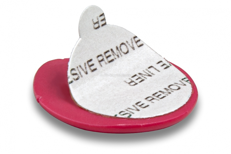 Vokssegl - klistermærke på bagsiden