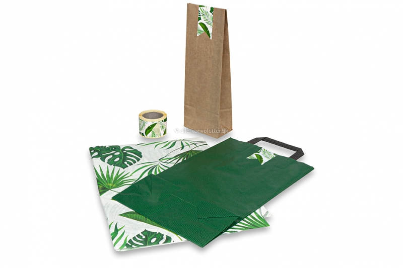 Langstrakte segl med print - jungle