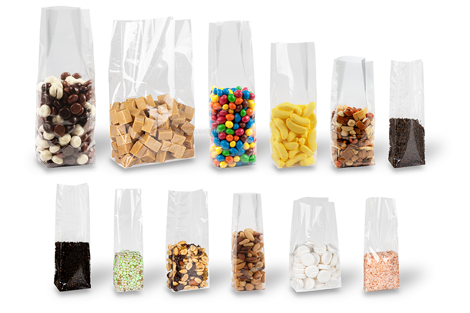 Transparente blokbundsposer