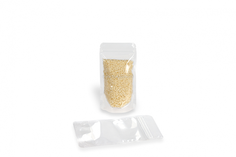 Transparente ståposer - 110 x 185 x 70 mm, 250 ml