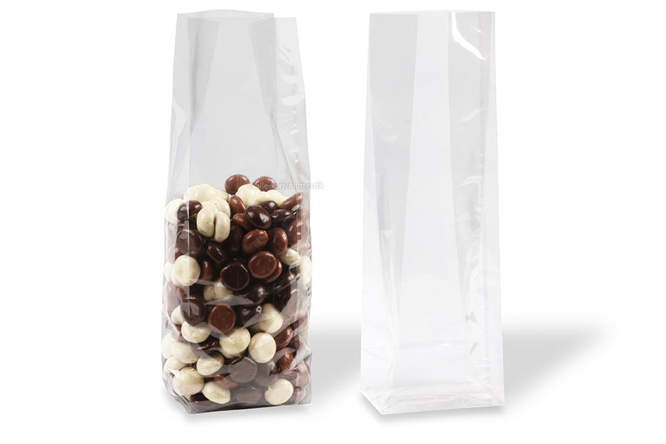 Transparente blokbundsposer - 100 x 280 x 60 mm, 1200 ml