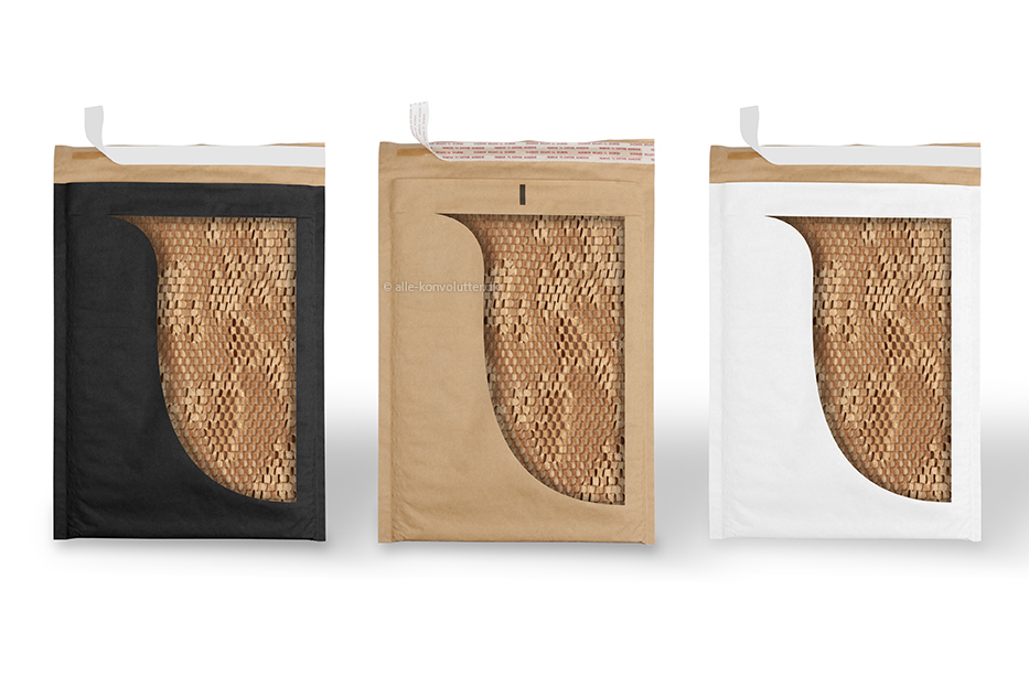 Honeycomb polstrede kuverter I papir 