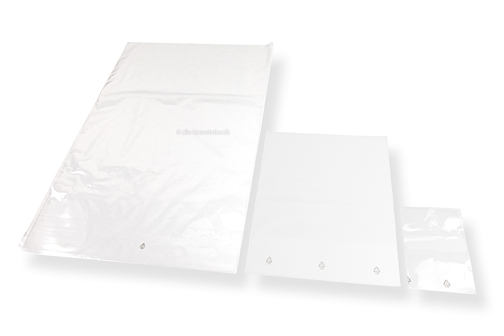 Gennemsigtige plastposer