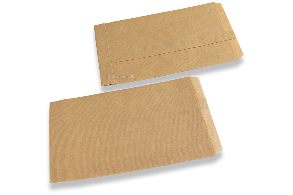 Brune poser af papir - 175 x 260 mm