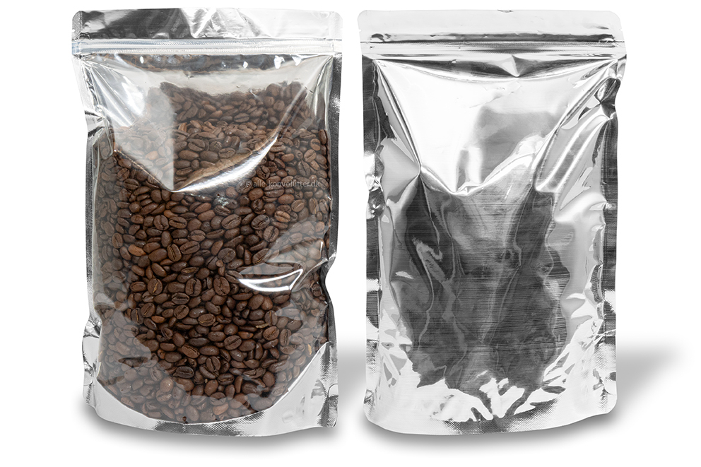 Ståposer transparent og metalliske - sølvmetallisk, 200 x 300 x 100 mm - 1800 ml